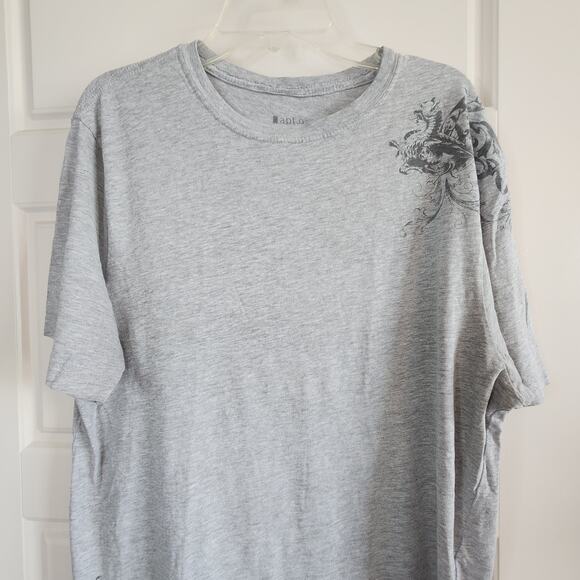 Dragon Tattoo Design Tee Blk/Gray Size Medium Retro 90s Quiet Cool Factor - Picture 4 of 11